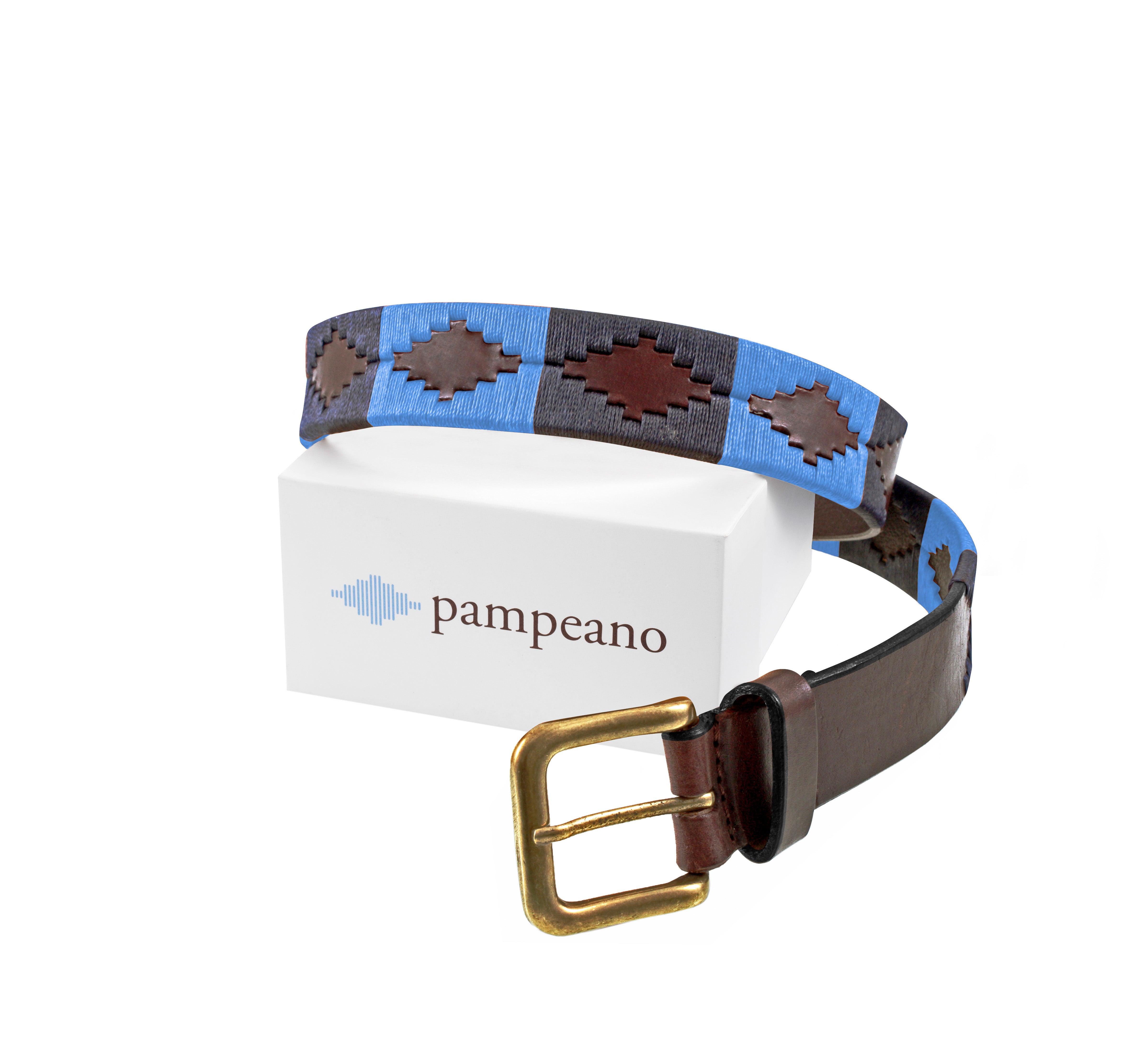 Pampeano Belt - Azules Navy Blue 110cm - Full Grain Cow Leather, Vegetable-Tanned | 40 Pampeano Belt - Azules Navy Blue 110cm - Full Grain Cow Leather, Vegetable-Tanned | 40