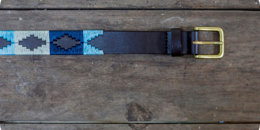 why leather belts use cotton thread Instead of leather inlays