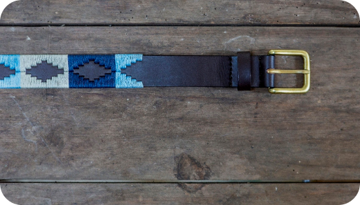 why leather belts use cotton thread Instead of leather inlays