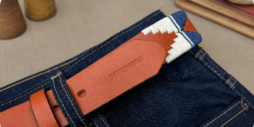 how pampeano belt width changes the way men's trousers look