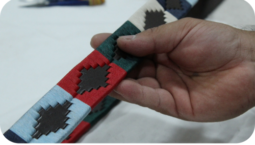 the inspiration behind pampeano belt patterns