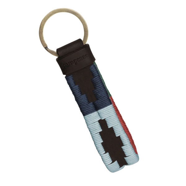 Charro loop keyring - brown leather