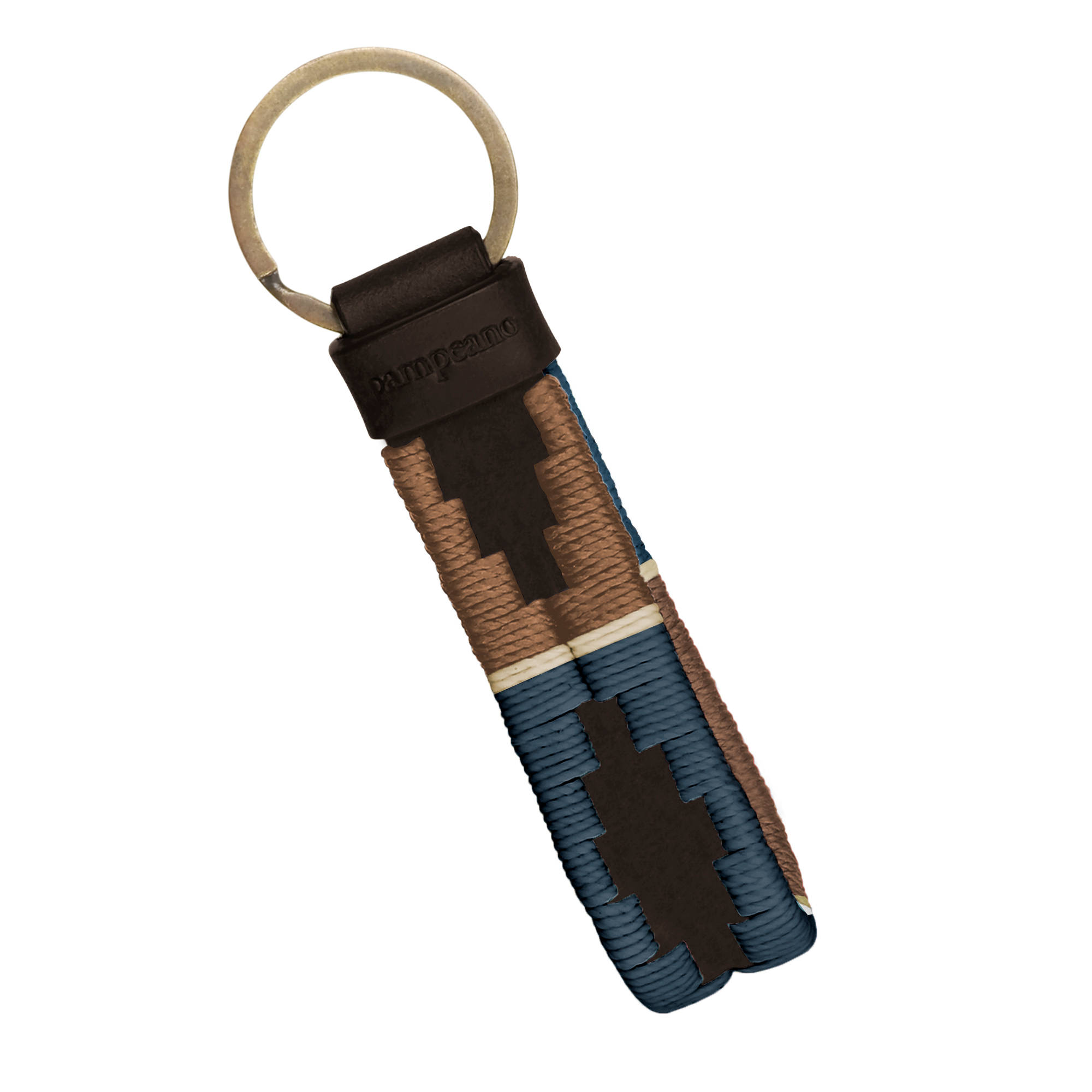 Charro Loop Keyring - Brown Leather