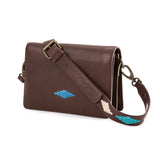 Estilo crossbody bag - brown leather