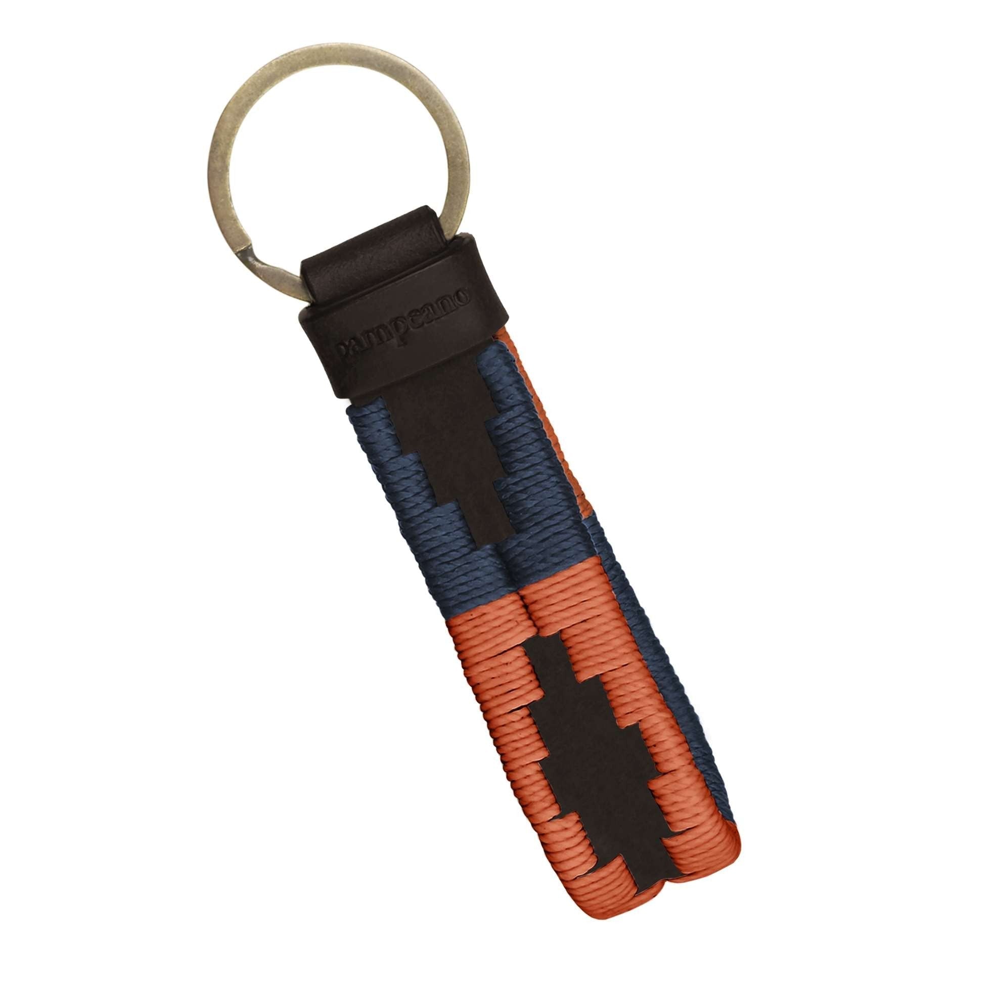 Charro loop keyring - brown leather