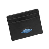Rombo card slip - black leather