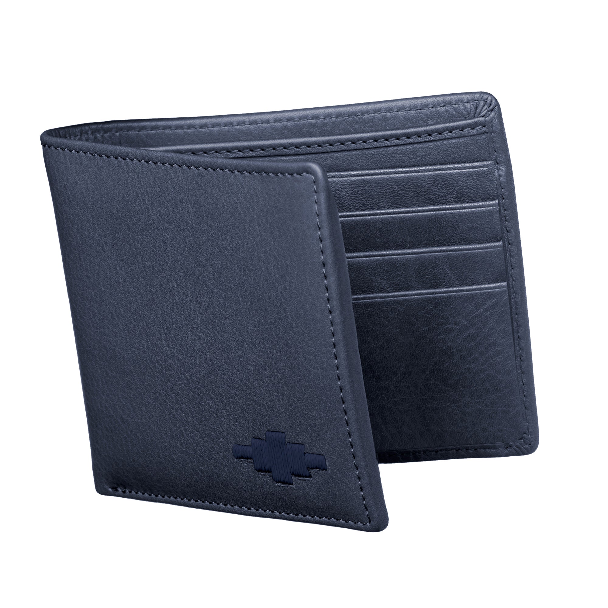 Dinero Card Wallet - Navy Leather