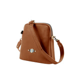 Belleza Crossbody Bag - Tan Leather