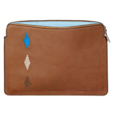 Folio Laptop Case - Tan Leather