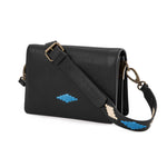 'Estilo' Crossbody Bag - Black Leather - pampeano UK